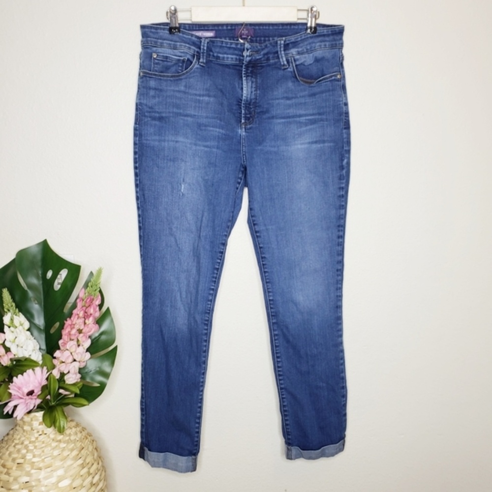 NYDJ Leann Stretch Slim Boyfriend Jeans